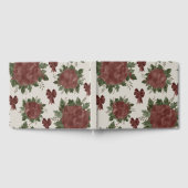 Elegantes botanisches Weihnachtsfest Gästebuch (Voll)