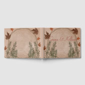 Elegantes botanisches Weihnachtsfest Gästebuch (Voll)