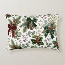 Elegantes botanisches Weihnachtsmuster