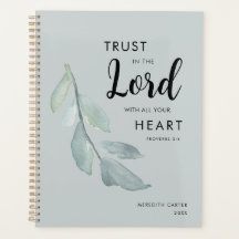 Elegantes botanisches Weiß Grün Christlich