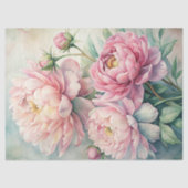 Elegantes Bouquet aus rosafarbenen Felsen Seidenpapier (Vorderseite)