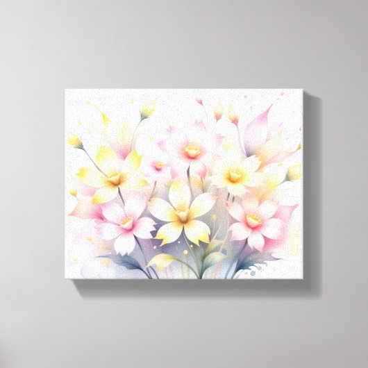 Elegantes Bouquet Leinwanddruck (Vorderseite)