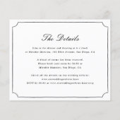 Elegantes Bow All-in-One-Foto für feierliche Hochz (Rückseite)