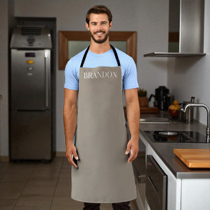 Elegantes braunes Herren-Schürzen Namens Modern Ei Schürze