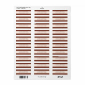 Elegantes braunes Minimaldesign (Vorne)