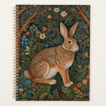 Elegantes Braunwaldkaninchen Planer<br><div class="desc">Ein elegantes böhmisches, elegantes Kaninchenwerk, in dem die Pracht der Natur zeitlose Kunst trifft. Set vor einer üppigen Waldkulisse, dieses exquisite Stück besticht durch die ruhige Schönheit eines grünen Waldes, reich an faszinierenden Details der Flora und der mächtigen Bäume. Das braune Kaninchen beachtet seine Umgebung inmitten eines üppig blühenden Laub...</div>