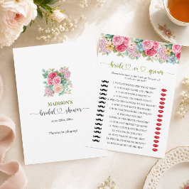 Elegantes Braut- oder Bräutigam-Bridal-Shower-Spie Einladung