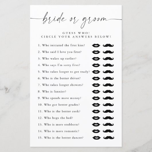 Elegantes Braut- oder Groom-Hochzeitspiel-Brautpar (Vorderseite)