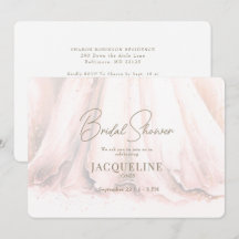 Elegantes Brautkleid für Brautparty in Rosé