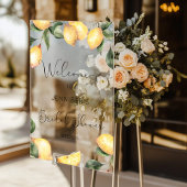 Elegantes Brautparty Acrylschild