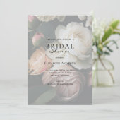 Elegantes Brautparty Boho Einladung (Stehend Vorderseite)