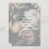 Elegantes Brautparty Boho Einladung (Vorne/Hinten)