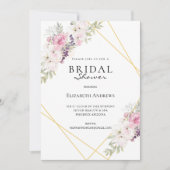 Elegantes Brautparty Boho Einladung (Vorderseite)