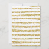 Elegantes Brautparty Brunch & Bubbly Einladung (Rückseite)