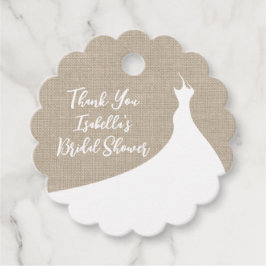 Elegantes Brautparty Danke, dass Sie sich begraben Geschenkanhänger