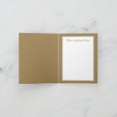 Elegantes Brautparty Dankeskarte (Innenseite)