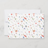 Elegantes Brautparty Dankeskarte (Rückseite)