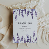 Elegantes Brautparty Dankeskarte