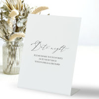 Elegantes Brautparty Date Night Jar Sign