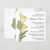 Elegantes Brautparty Einladung (Vorne/Hinten)