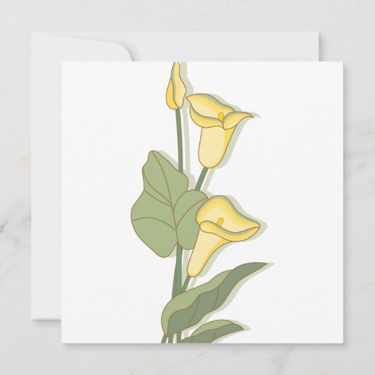 Elegantes Brautparty Einladung (Rückseite)