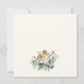 Elegantes Brautparty Einladung (Rückseite)