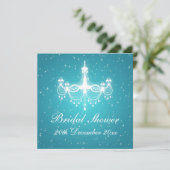 Elegantes Brautparty Einladung (Stehend Vorderseite)