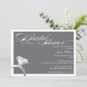 Elegantes Brautparty Einladung (Stehend Vorderseite)