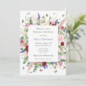 Elegantes Brautparty Einladung (Stehend Vorderseite)