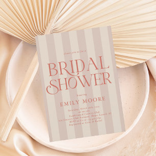 Elegantes Brautparty Einladung