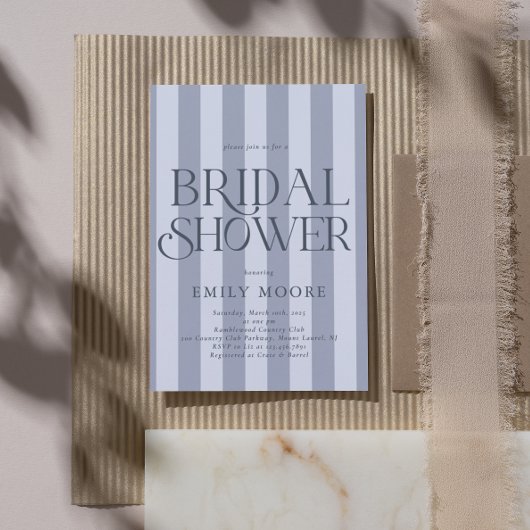 Elegantes Brautparty Einladung