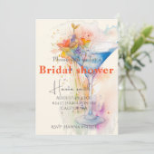 elegantes Brautparty Einladung (Stehend Vorderseite)