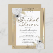 Elegantes Brautparty Einladung (Vorne/Hinten)