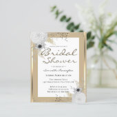 Elegantes Brautparty Einladung (Stehend Vorderseite)