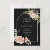 Elegantes Brautparty Einladung (Vorderseite)