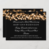 Elegantes Brautparty Einladung (Vorne/Hinten)