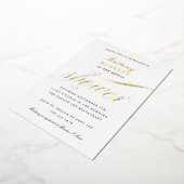 Elegantes Brautparty Folieneinladung (Gedreht)