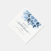 Elegantes Brautparty für Aquarellbilder Serviette (Ecke)