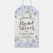 Elegantes Brautparty für Hochzeiten mit Wasserfarb Geschenkanhänger (Vorderseite)