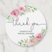 Elegantes Brautparty für Rose Geschenkanhänger (Vorderseite)