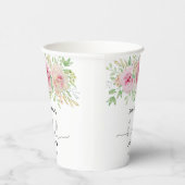 Elegantes Brautparty für Rose Pappbecher (Rechts)