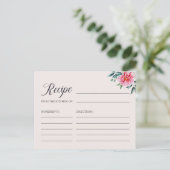 Elegantes Brautparty für Wasserfarben Postkarte (Stehend Vorderseite)