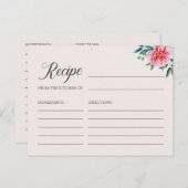 Elegantes Brautparty für Wasserfarben Postkarte (Vorne/Hinten)