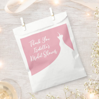 Elegantes Brautparty Gefallen Beutel pink Geschenktütchen