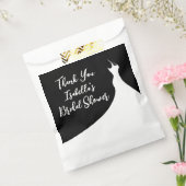 Elegantes Brautparty Gefallen Beutel schwarz Geschenktütchen (Versiegelt)