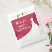 Elegantes Brautparty Gefallen Beutel viva magenta Geschenktütchen (Versiegelt)