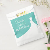 Elegantes Brautparty Gefallen türkisfarbenes Beute Geschenktütchen (Versiegelt)