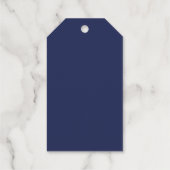 Elegantes Brautparty Geschenkanhänger (Rückseite)