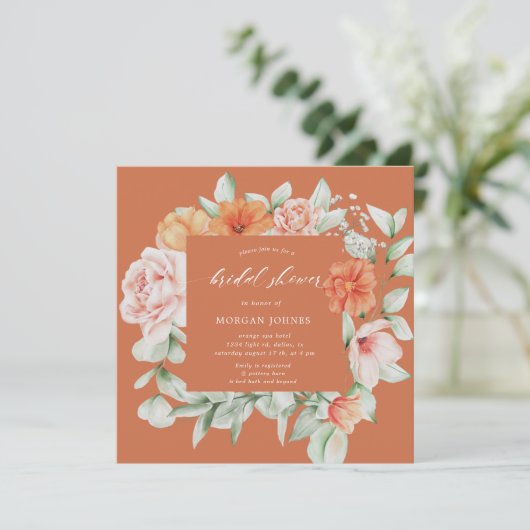 elegantes Brautparty im Sommergarten (Stehend Vorderseite)