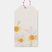 Elegantes Brautparty in der Wildblume Geschenkanhänger (Rückseite)